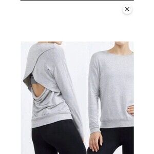 Beyond Yoga Open Back Oversized Modal Sweatshirt Sz S